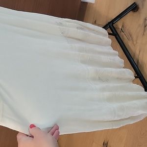 Lightweight rayon sweater dress with cami. Size small